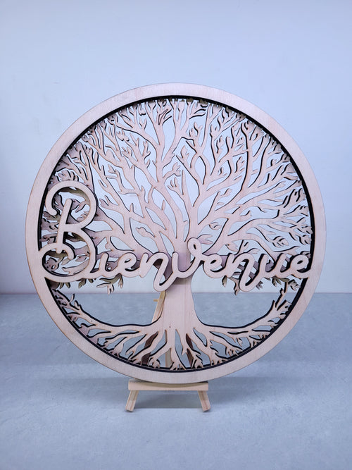 Panneau décoratif thème arbre de vie