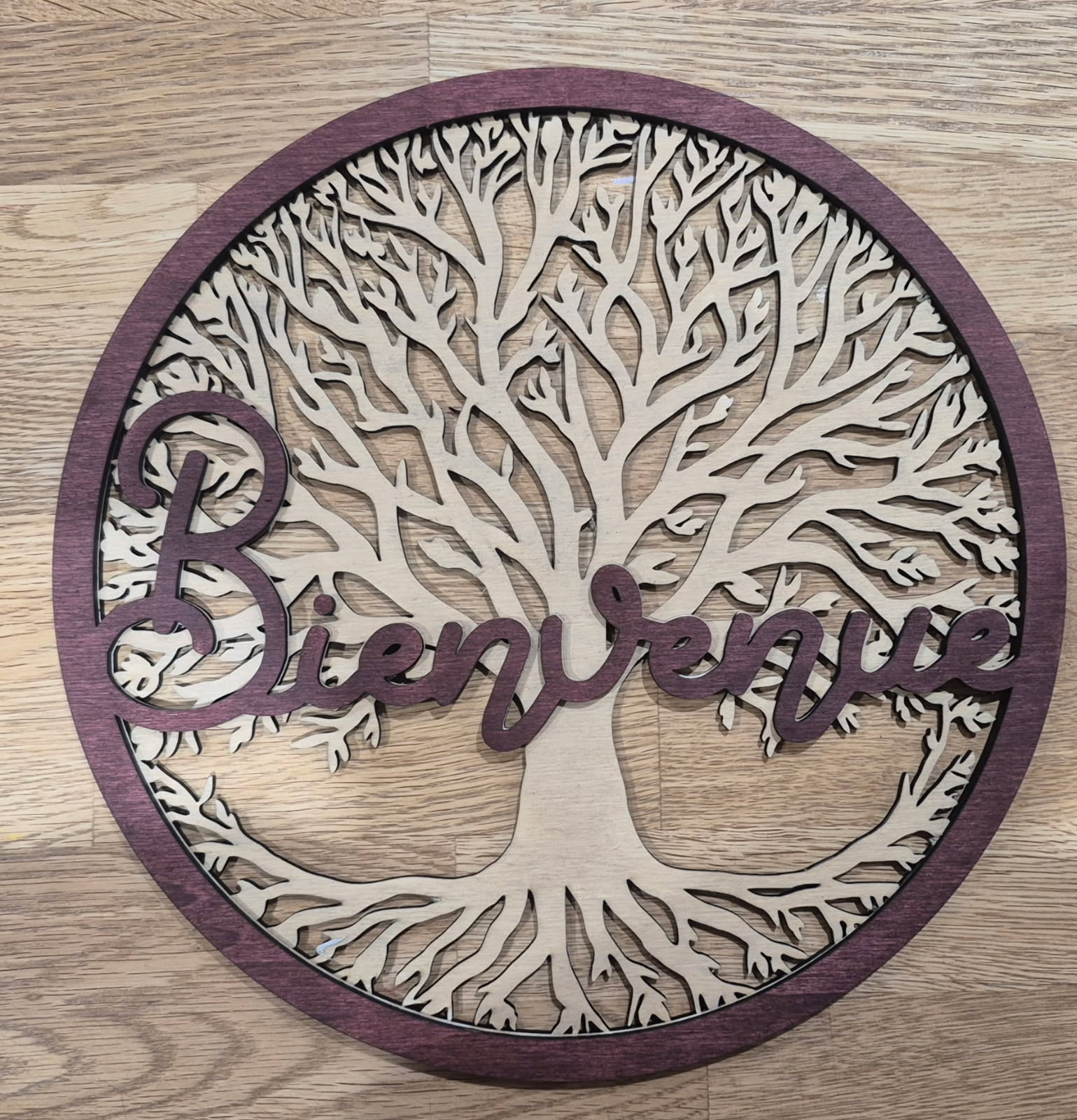 Panneau décoratif thème arbre de vie