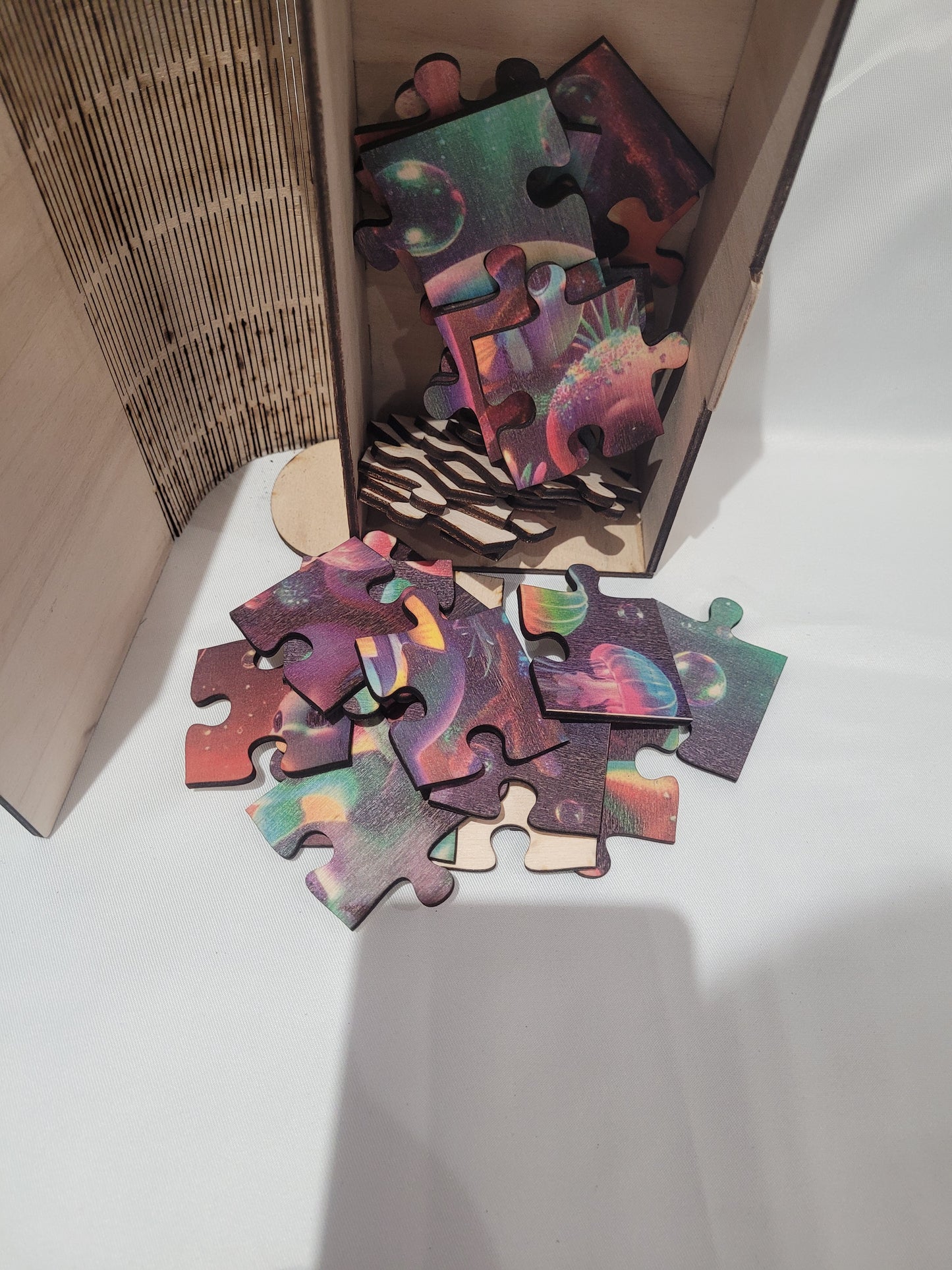 Puzzle en bois 36 pièces avec boite de rangement